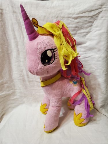 Rózsaszín plüss pony (OP3)