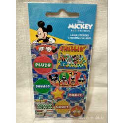 Disney Mickey hologramos matrica szett, új (C6)