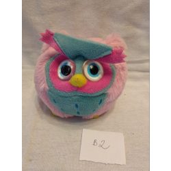   Flo's Toys csillogó szemű bagoly plüss – rózsaszín (B2)