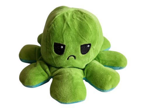 Polip kifordítható plüssfigura – 10 cm, újszerű (D1)