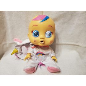   Cry Babies baba unikornis jelmezben – használt állapotú (30 cm) (d2)