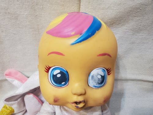 Cry Babies baba unikornis jelmezben – használt állapotú (30 cm) (d2)