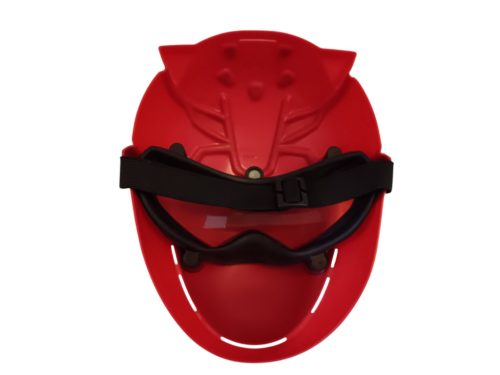 Használt állapotú Power Rangers piros gyerekálarc (A6)