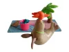 Vintage Littlest Pet Shop (1993 Kenner G1) – Playful Sea Lion fókás játékszett gyüjtői ritkaság - újszerű (F1)