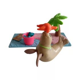   Vintage Littlest Pet Shop (1993 Kenner G1) – Playful Sea Lion fókás játékszett gyüjtői ritkaság - újszerű (F1)