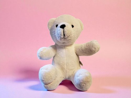 Nyugodt esték plüsscsomag – macikkal – 5 db plüss mackó - használt, újszerű állapotban (23–42 cm) (D4)