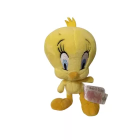   Warner Bros. Looney Tunes – Csőrike (Tweety Pie) plüssfigura, 17 cm - újszerű (B7)