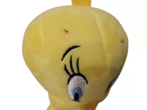 Warner Bros. Looney Tunes – Csőrike (Tweety Pie) plüssfigura, 17 cm - újszerű (B7)