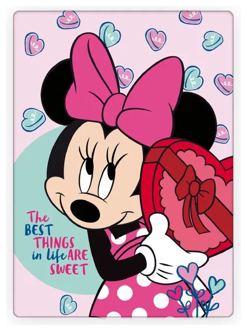 ÚJ Disney Minnie Sweet polár takaró 100x140cm