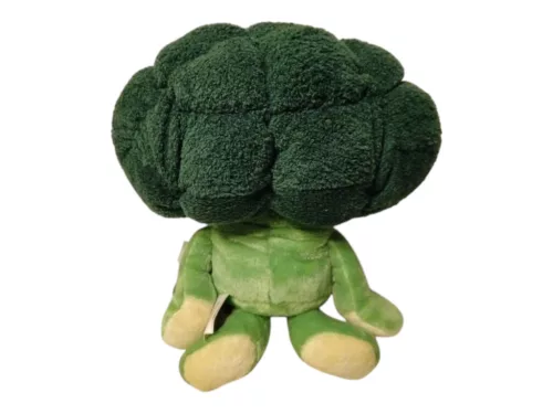 Brokkoli plüssfigura, 30 cm – használt, újszerű állapotban (4)