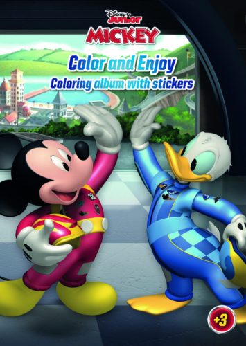 ÚJ Mickey and the Roadster Racers matricás színező Kiddo