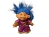 Retro troll figura, 12 cm – használt, jó állapotban (a3)