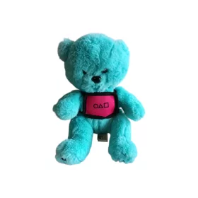 Squid Game Teddy Bear plüssfigura, 20 cm - újszerű (C1)
