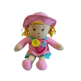   Öltöztetős rongybaba – használt újszerű állapotú (30 cm) (a2)