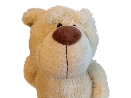 Maci plüssfigura  – 35 cm, jó állapotú (B1)