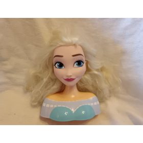   Disney Jégvarázs fésülhető Elza fej, 20 cm – használt, jó állapotban, kiegészítők nélkül (B5)
