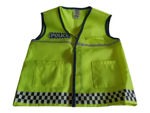 ELC Police rendőr jelmez- és szerepjáték szett 4-7 éves korra hordozható táskában – használtabb állapotú (C5)