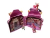 Hasbro My Little Pony – Rarity kinyitható divatszalon könyv-kastély  (23x16 cm) + 5 db exkluzív póni figura (4 cm) - újszerű (B7)