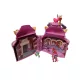 Hasbro My Little Pony – Rarity kinyitható divatszalon könyv-kastély  (23x16 cm) + 5 db exkluzív póni figura (4 cm) - újszerű (B7)