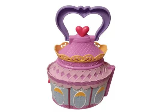 Hasbro My Little Pony – Rarity kinyitható divatszalon könyv-kastély  (23x16 cm) + 5 db exkluzív póni figura (4 cm) - újszerű (B7)