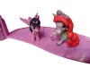 Hasbro My Little Pony – Rarity kinyitható divatszalon könyv-kastély  (23x16 cm) + 5 db exkluzív póni figura (4 cm) - újszerű (B7)