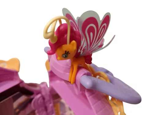 Hasbro My Little Pony – Rarity kinyitható divatszalon könyv-kastély  (23x16 cm) + 5 db exkluzív póni figura (4 cm) - újszerű (B7)