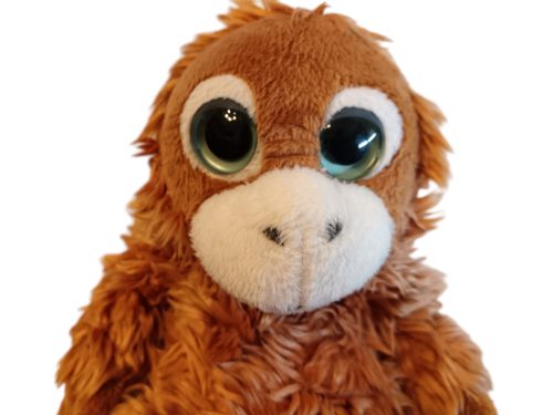 Ty majom plüssfigura  – 26 cm, jó állapotú (B1)