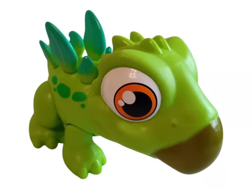 ZURU Smashers Junior Dino Dig zöld Stegosaurus dinoszauruszfigura , 16 cm– újszerű (D3)