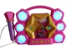 Trollok BoomBox Bluetooth hangszóró + karaoke mikrofon 28 cm – használt, jó állapotban (C4)