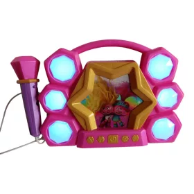   Trollok BoomBox Bluetooth hangszóró + karaoke mikrofon 28 cm – használt, jó állapotban (C4)