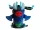 PJ Masks Pizsihősök Mission Control HQ háromszintes főhadiszállás 2 figurával, 36x32 cm – jó állapotú (D3)