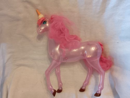 Barbie Dreamtopia stílusú unikornis figura kiegészítők nélkül, 30 cm – használt, újszerű állapotban (B2)