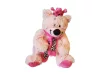 Rózsaszín maci plüssjáték 30 cm - használt, újszerű (a4)
