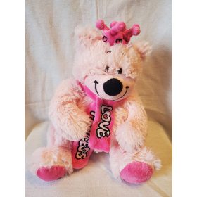 Használt Rózsaszín plüss maci (a4)