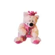 Rózsaszín maci plüssjáték 30 cm - használt, újszerű (a4)