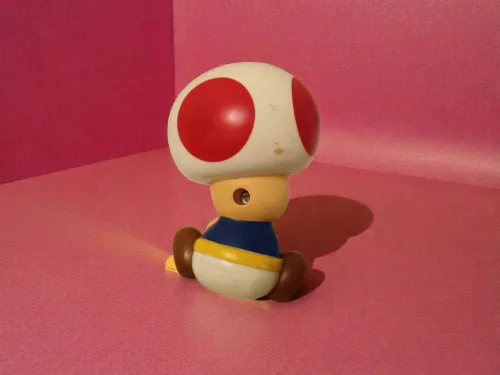 Super Mario – Toad (gomba figura), 8 cm – használt állapotú (F1)