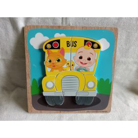 CoComelon fa puzzle – használt, jó állapotban (G4)