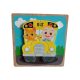 CoComelon fa buszos puzzle – jó állapotú (G4)