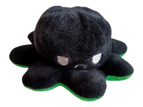 Polip kifordítható plüssfigura – 10 cm, újszerű (D1)