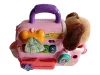 VTech Cutie Paws Puppy Carrier interaktív kutyahordozó plüssel kiegészítők nélkül, 26 cm – jó állapotú (C2)