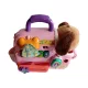 VTech Cutie Paws Puppy Carrier interaktív kutyahordozó plüssel kiegészítők nélkül, 26 cm – jó állapotú (C2)
