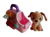 VTech Cutie Paws Puppy Carrier interaktív kutyahordozó plüssel kiegészítők nélkül, 26 cm – jó állapotú (C2)