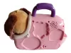 VTech Cutie Paws Puppy Carrier interaktív kutyahordozó plüssel kiegészítők nélkül, 26 cm – jó állapotú (C2)