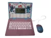 Lexibook Disney Stitch kétnyelvű oktató laptop egérrel, 60+ játékmóddal – angol–francia, 24 cm – jó állapotú (C2)