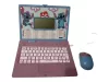 Lexibook Disney Stitch kétnyelvű oktató laptop egérrel, 60+ játékmóddal – angol–francia, 24 cm – jó állapotú (C2)