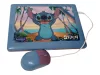 Lexibook Disney Stitch kétnyelvű oktató laptop egérrel, 60+ játékmóddal – angol–francia, 24 cm – jó állapotú (C2)