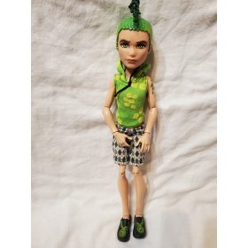   Monster High Deuce Gorgon baba – használt, újszerű állapotú (30 cm) (b3)