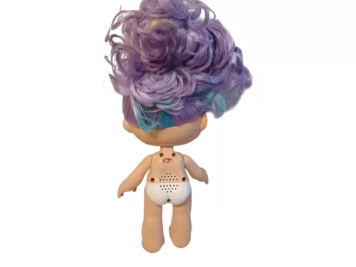 Kindi Kids Shiver ’N’ Shake Rainbow Kate interaktív baba takaróval, 25 cm – újszerű (C2)