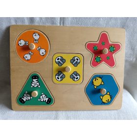   Állatos fa formaillesztő – használt, jó állapotban (G4)