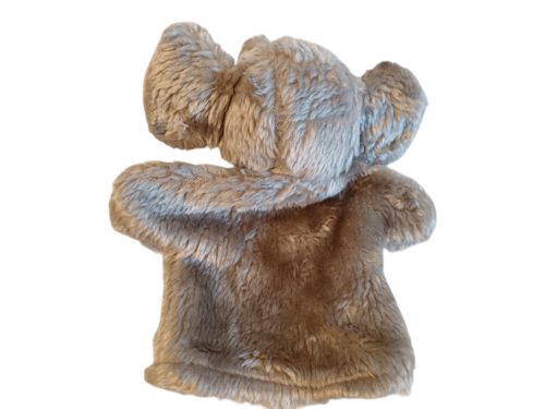 Elefánt  báb plüssfigura – 20 cm, jó állapotú (B1)